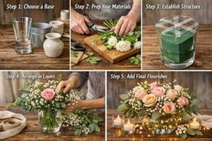 How to Create a DIY Wedding Centerpiece (Step-by-Step)